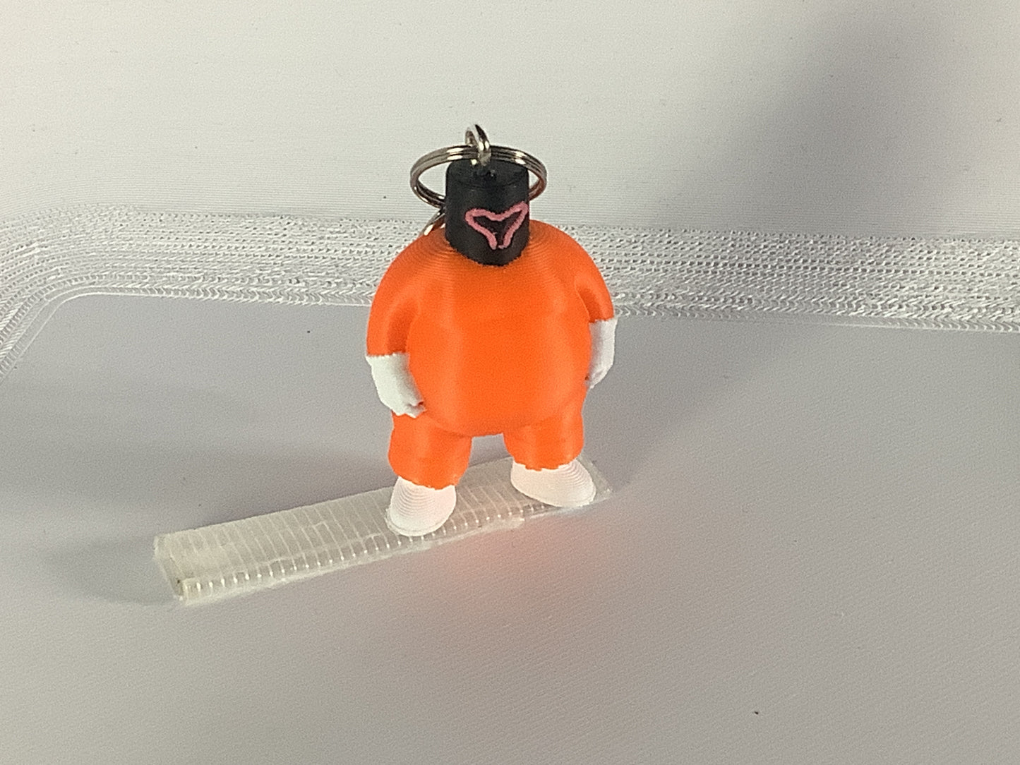 Mr. Wobble Keyring (orange)