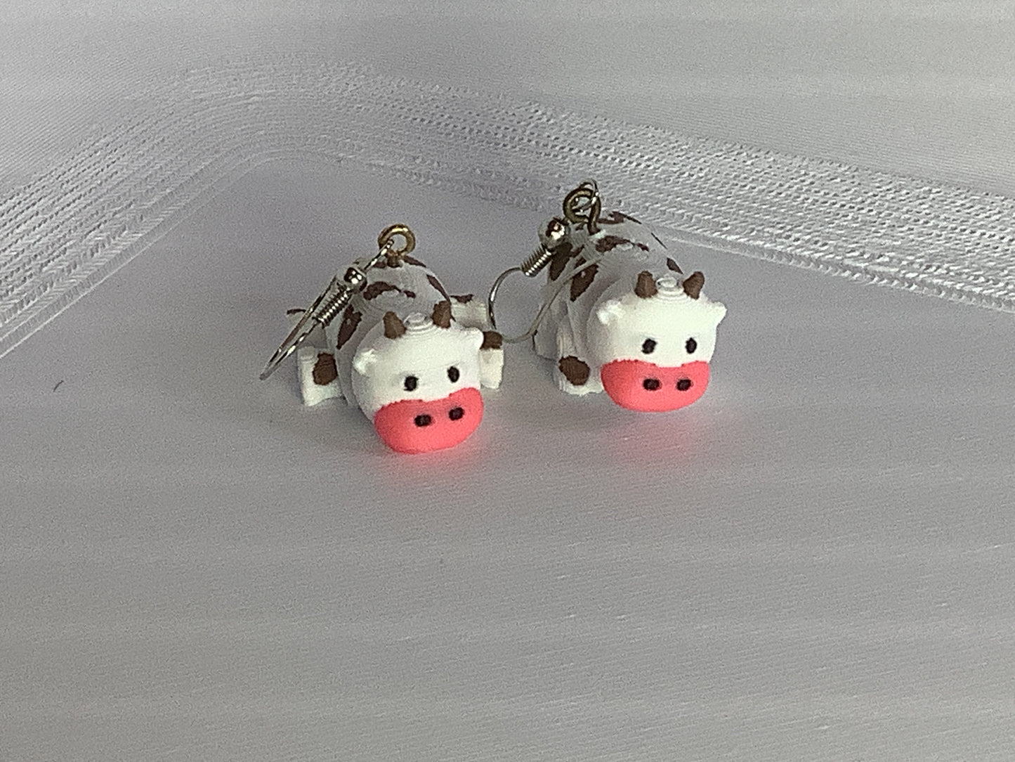 Tipped Cow Earrings