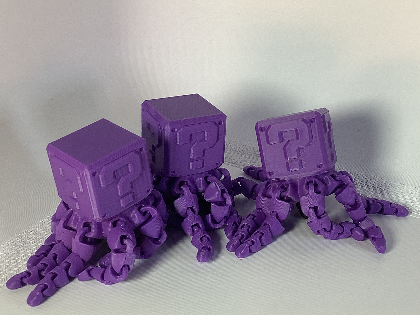 Purple October Blox Hat Pin