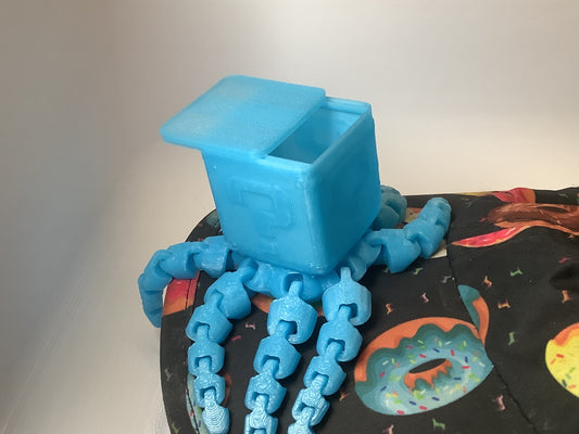 Glow in the dark (blue) Octostashies Hat Pin