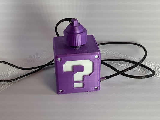 “New” Purple LED Power Block Necklace