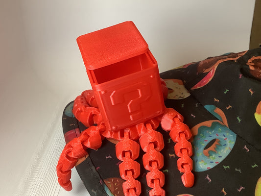 Red Octostashie Hat Pin