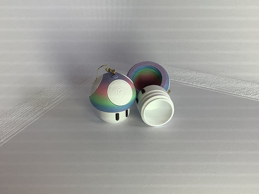 Pastel Rainbow Stash Container Earrings