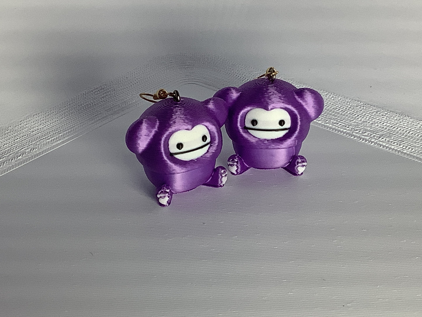 “New” Purple Benny Earrings