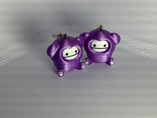 “New” Purple Benny Earrings