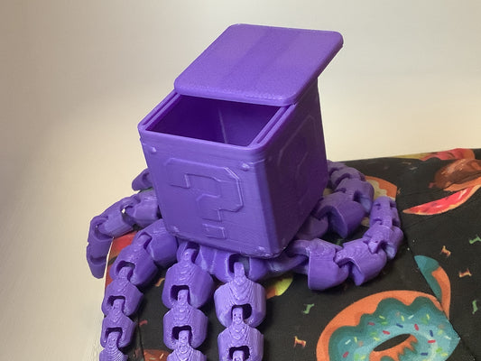 Purple Octostashies Hat pin