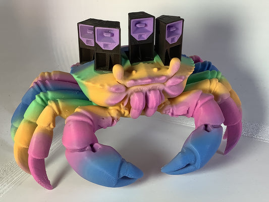 Pastel Rainbow Funktion Crab