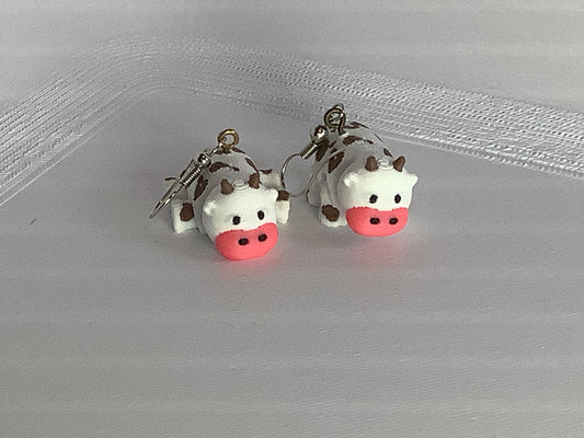 Tipped Cow Earrings