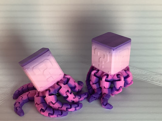 Purple/Pink Octostashie Hat Pin