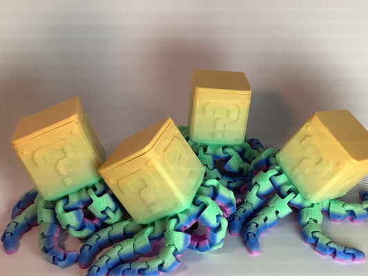 “Seaset” Pastel Octostashies Hat Pin